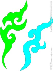 花纹花边矢量图