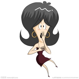 吃惊的Q版美女