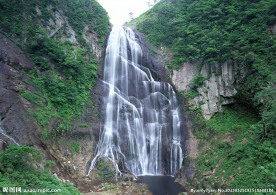 瀑布 大自然 山水