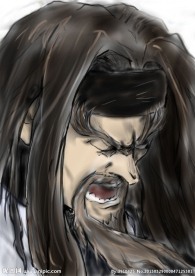 人物插画柯镇恶