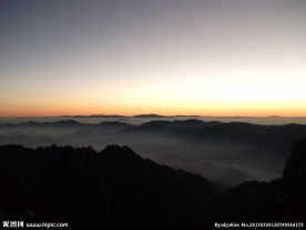 黄山日出