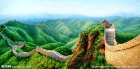 金山岭长城油画