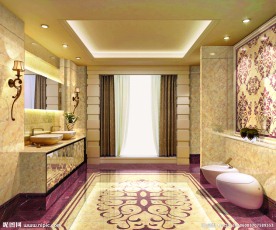 陶瓷效果图 洗手间