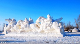 冬季那达慕雪雕