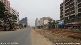 建设中的公路