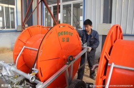 喷灌机卷盘调试