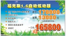 福克斯车顶牌