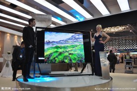 三星电视展位