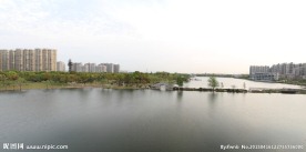 日湖全景图