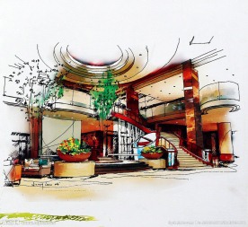 室内设计手绘效果图