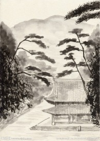 风景水墨画