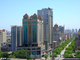 石家庄新华路街景