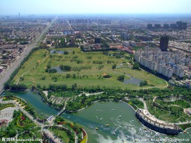 电视塔鸟瞰世纪高尔夫