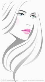 线条时尚美女头像