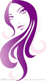 线条时尚美女画像