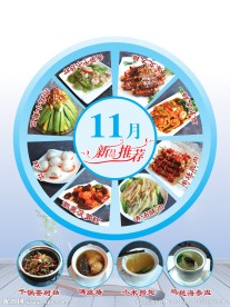 菜品展板