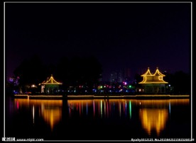 磁湖夜景(非高清)