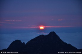 黄山日出