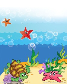 卡通海洋生物素材