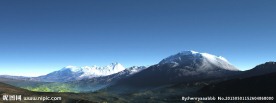 宽幅山川风景