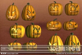 高清3D南瓜灯