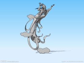 飞天仙女3D模型