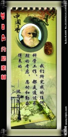 名人名言展板达尔文