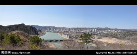 山城承德市貌全景