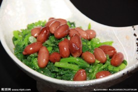 花生菠菜
