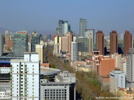 石家庄中山路街景