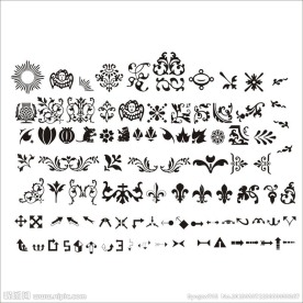 花纹 边框矢量图