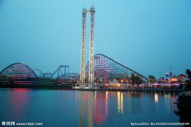 上海欢乐谷夜景