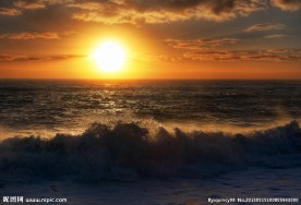 海上日落