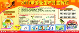 安全月宣传栏
