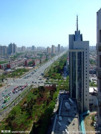 石家庄裕华路东眺