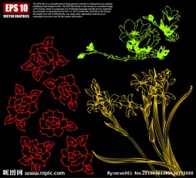 花纹矢量图