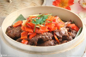 笼仔烧牛仔骨