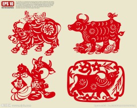牛剪纸