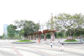 雷岗公园一角