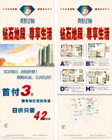 地产易拉宝设计