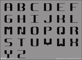 字母 字体设计