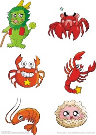 鲨鱼 卡通鲨鱼 海底