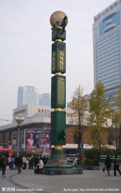 成都天府广场景观灯