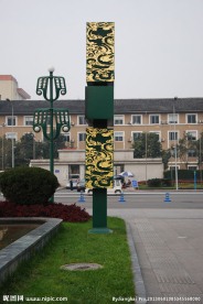成都天府广场景观灯