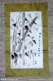 竹子国画