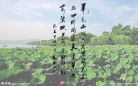 赵朴初书杨万里诗