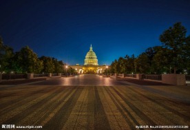 白宫夜景