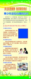 青少年逆反心理展板