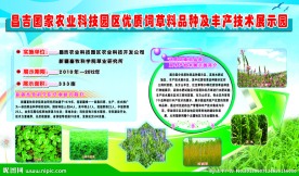 农业园区展板