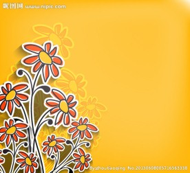手绘花卉花纹